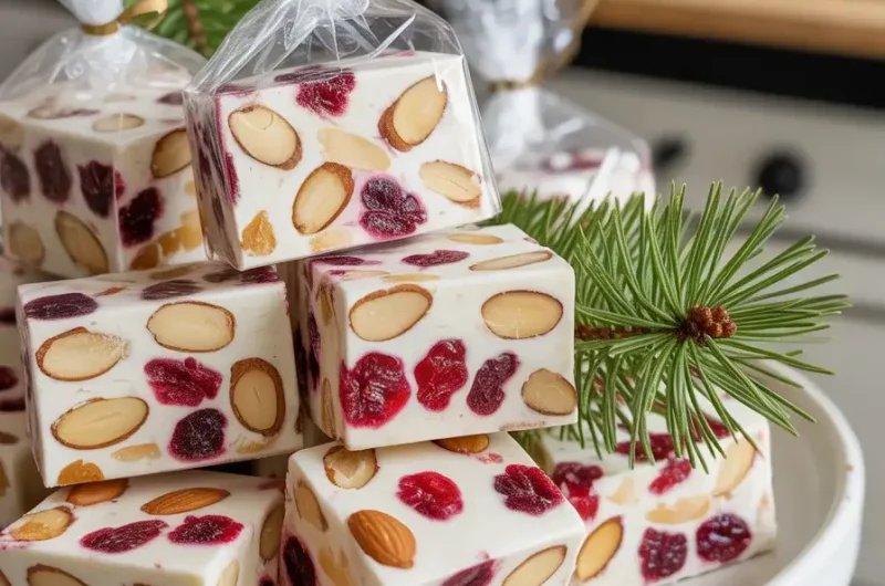 Cranberry Almond Nougat