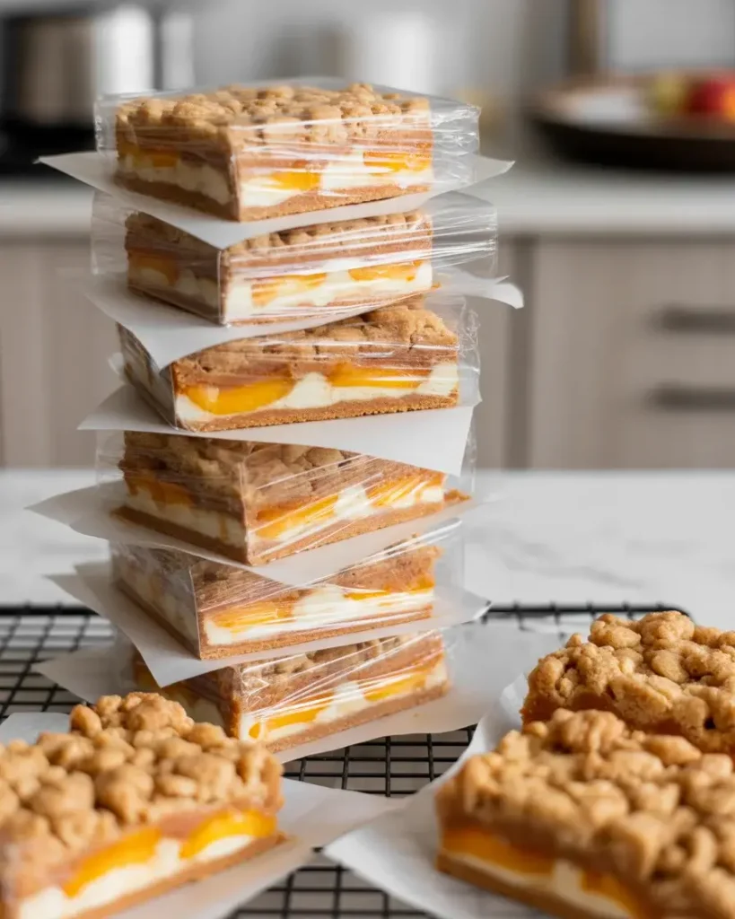 Individually wrapped bars store well for up to 3 days refrigerated