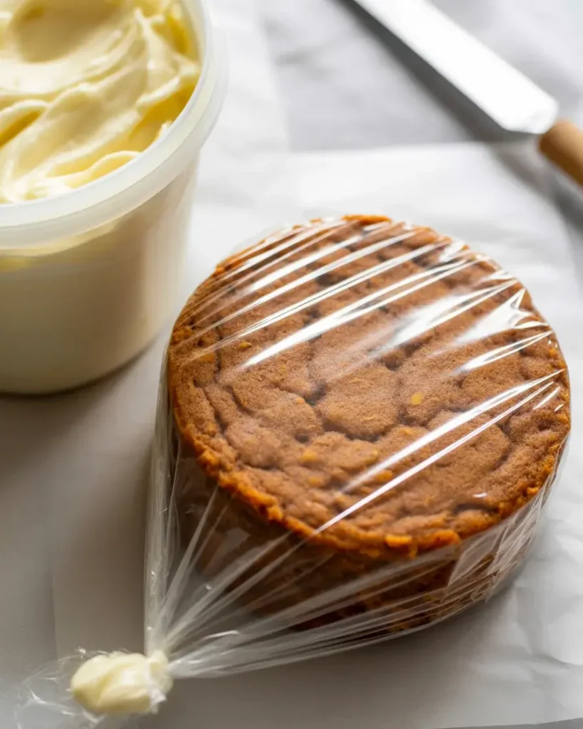 Make-ahead friendly: store cake and frosting separately until ready to serve