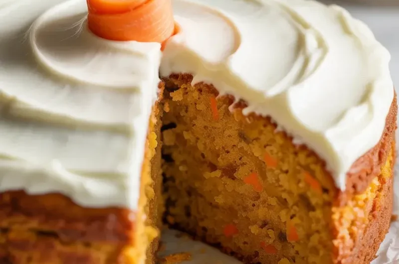 Carrot Snack Cake with Cream Cheese Frosting