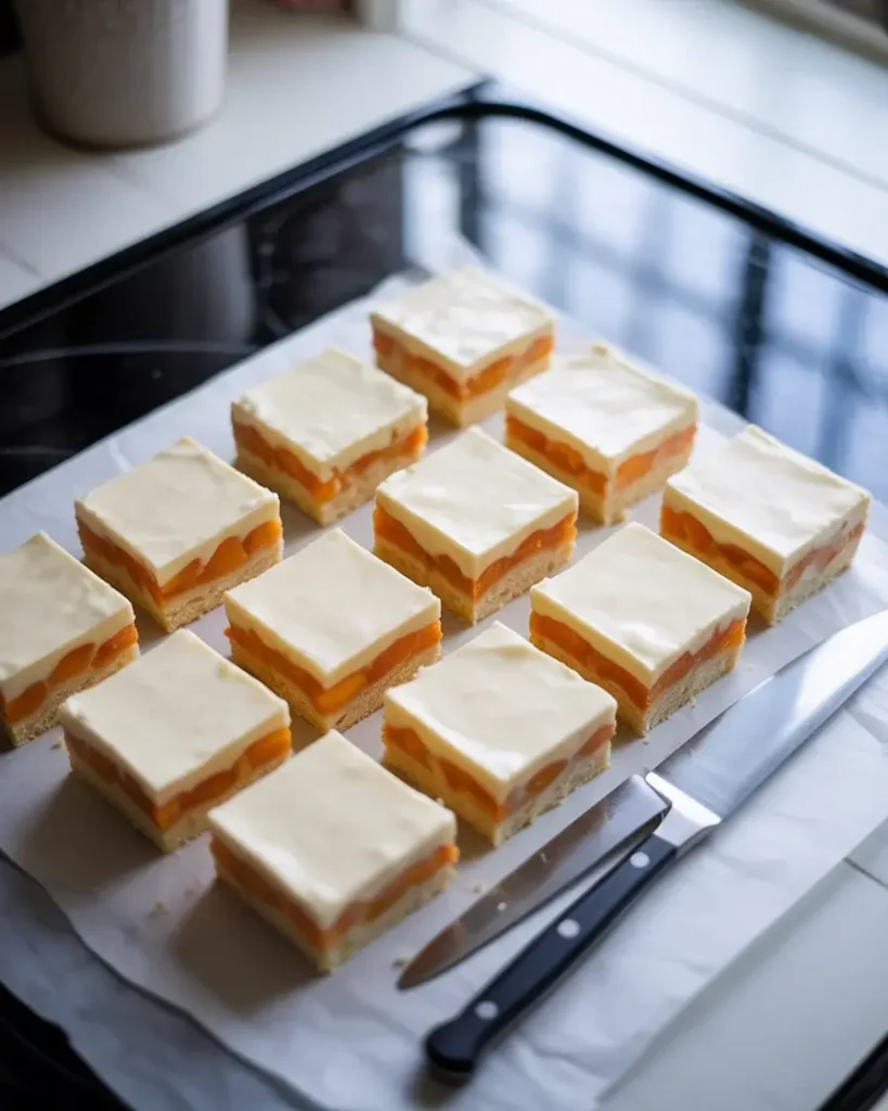 Perfectly cut squares showing clean edges and distinct layers