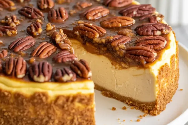 Browned Butter Pecan Cheesecake