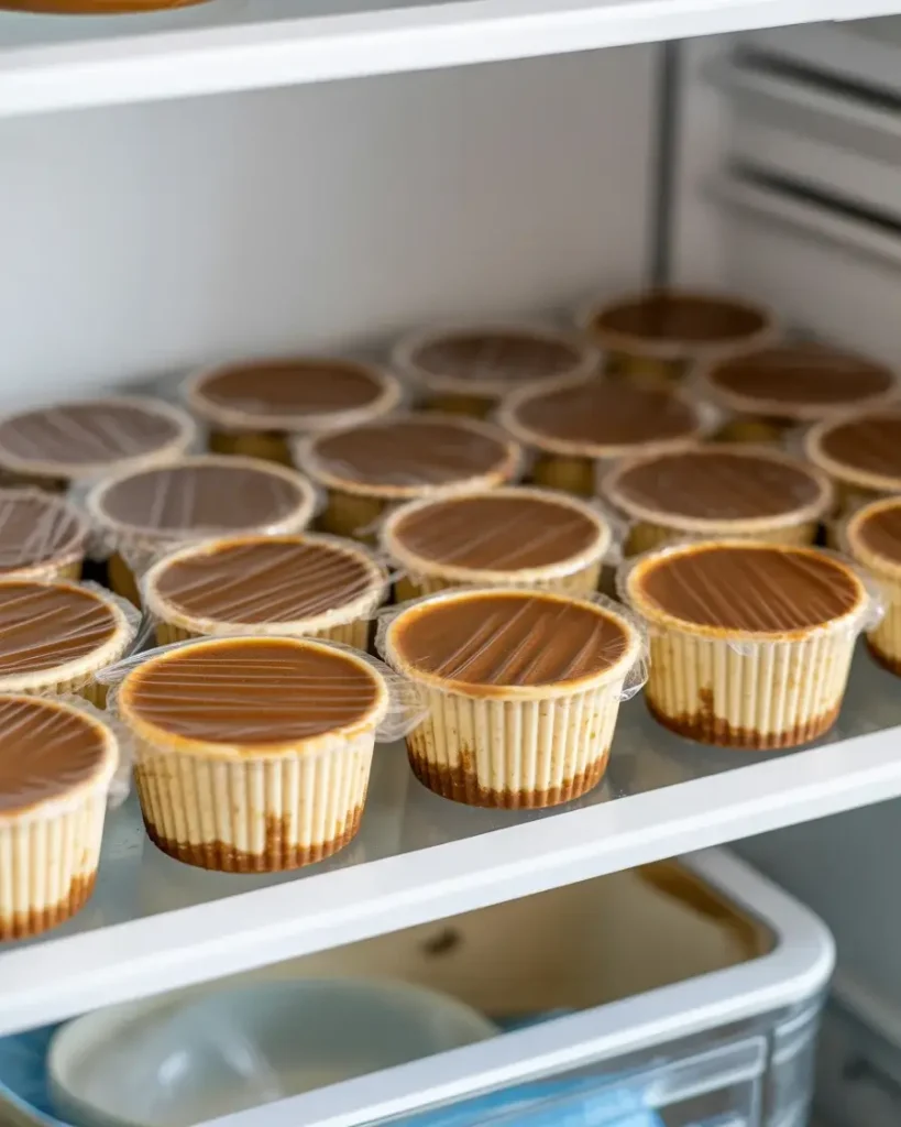 Store covered cups in the fridge for up to 3 days before serving