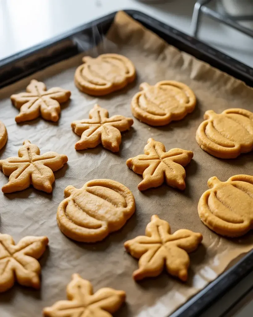 Baked cookies should have set edges but slightly glossy centers when pulled from oven.