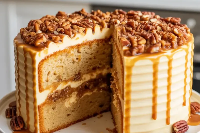 Butterscotch Crunch Cake
