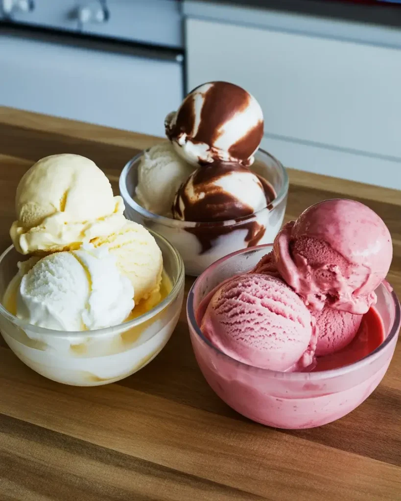 Choosing the right ice cream flavor makes a big difference in texture and final presentation
