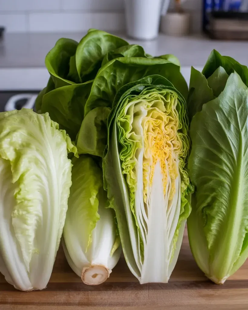 Comparing butter, romaine, iceberg, and green leaf lettuce for wraps