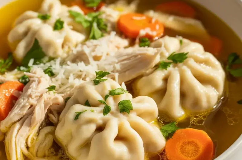 Winter Chicken Soup with Ricotta Dumplings