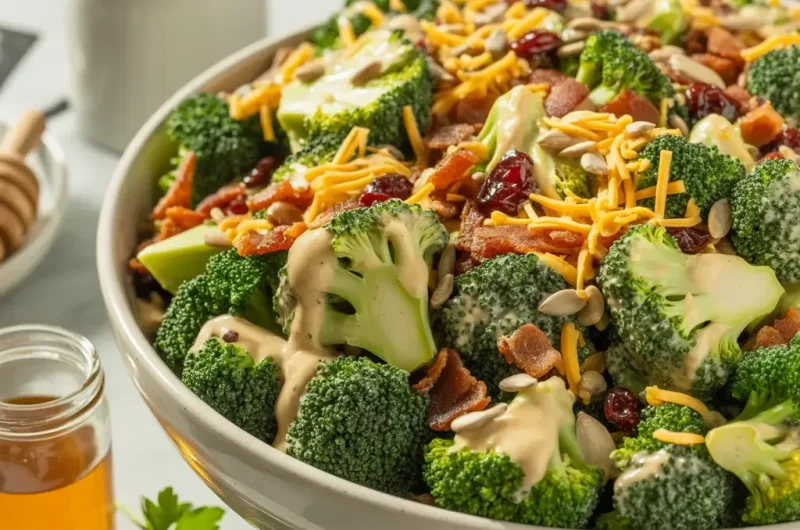 Broccoli Salad with Honey Dijon Dressing