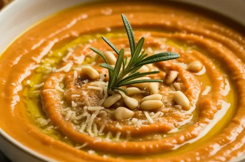 Roasted Italian Sweet Potato Soup