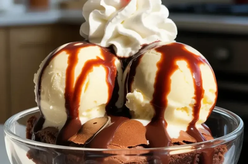 Homemade Brownie Sundaes Recipe