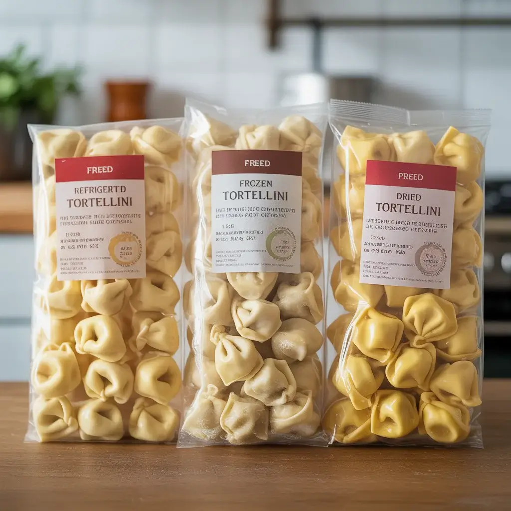 Fresh, frozen, and dried tortellini compared - fresh refrigerated wins for cold salads