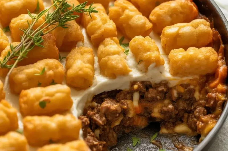 Shepherd's Pie Tater Tot Casserole