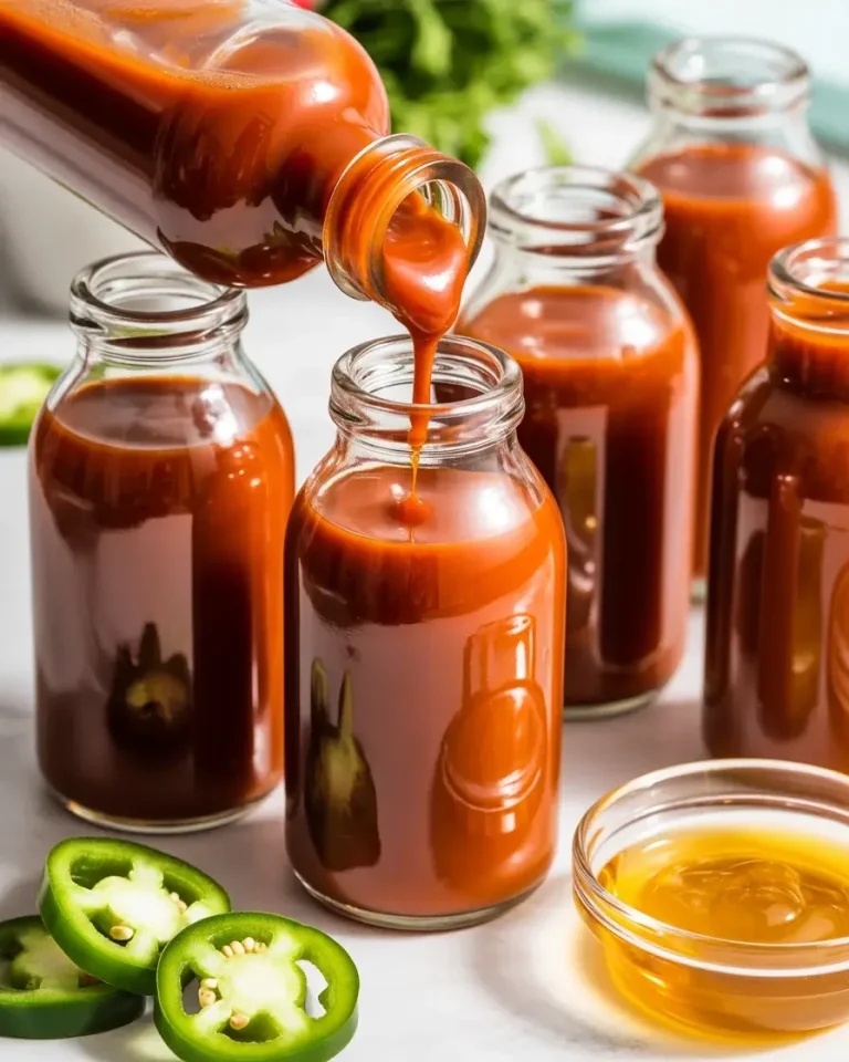 Homemade pickle juice hot sauce - tangy, spicy, and ready to elevate any dish