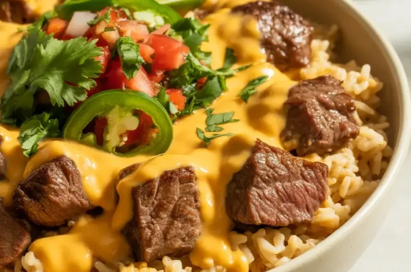 Steak & Queso Rice