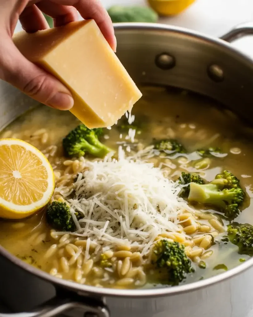 Stirring-freshly-grated-parmesan-into-the-finished-soup-for-savory-richness