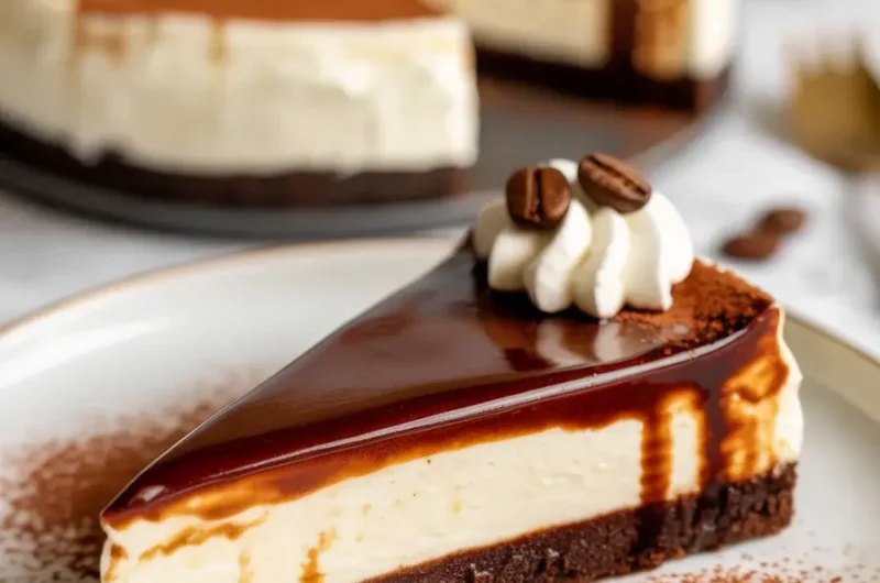 Espresso Panna Cotta Cheesecake
