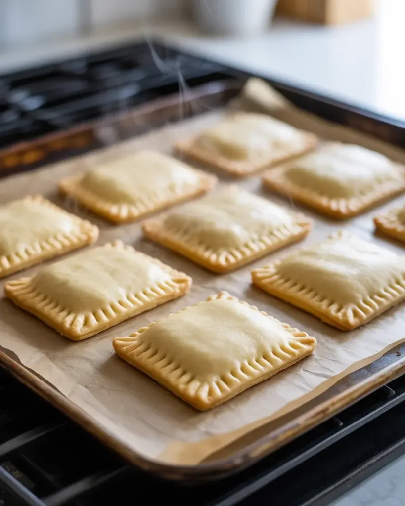 Baked Pop Tart cookies golden at the edges and perfectly soft in the center