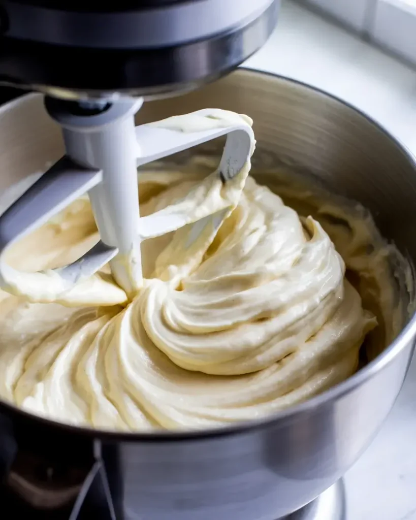 Beating cream cheese until perfectly smooth and fluffy before adding other ingredients