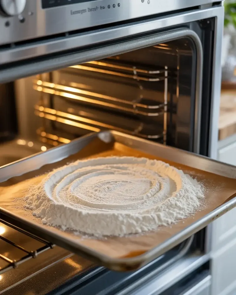 Heat-treating flour at 350°F kills harmful bacteria before adding it to edible dough