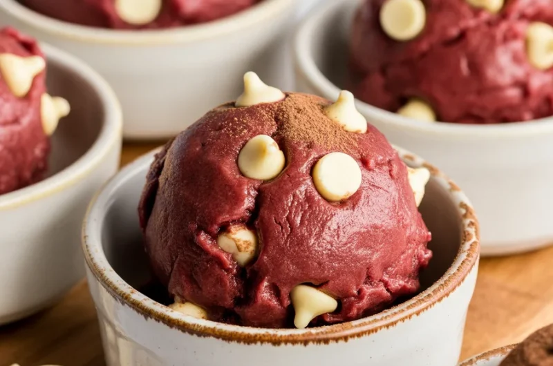 Red Velvet Edible Cookie Dough