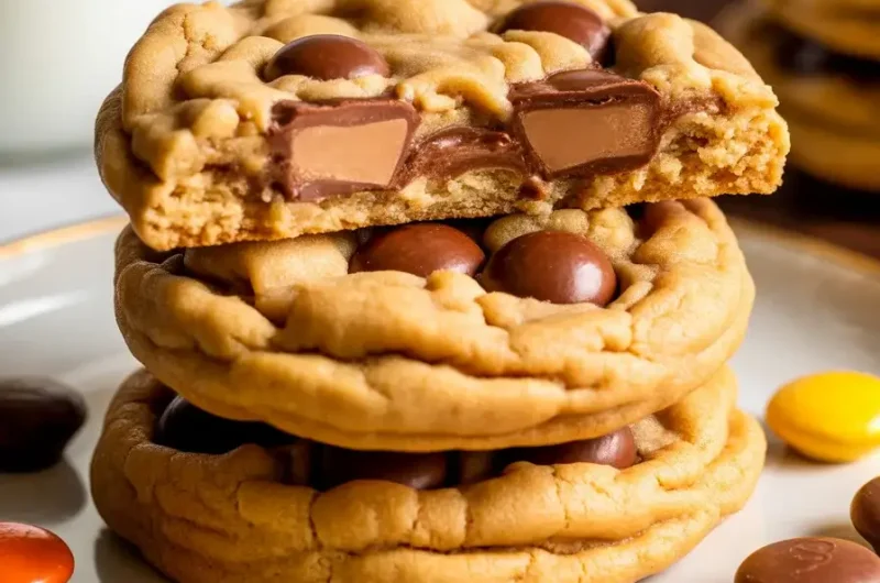 Triple Reese's Peanut Butter Cookies