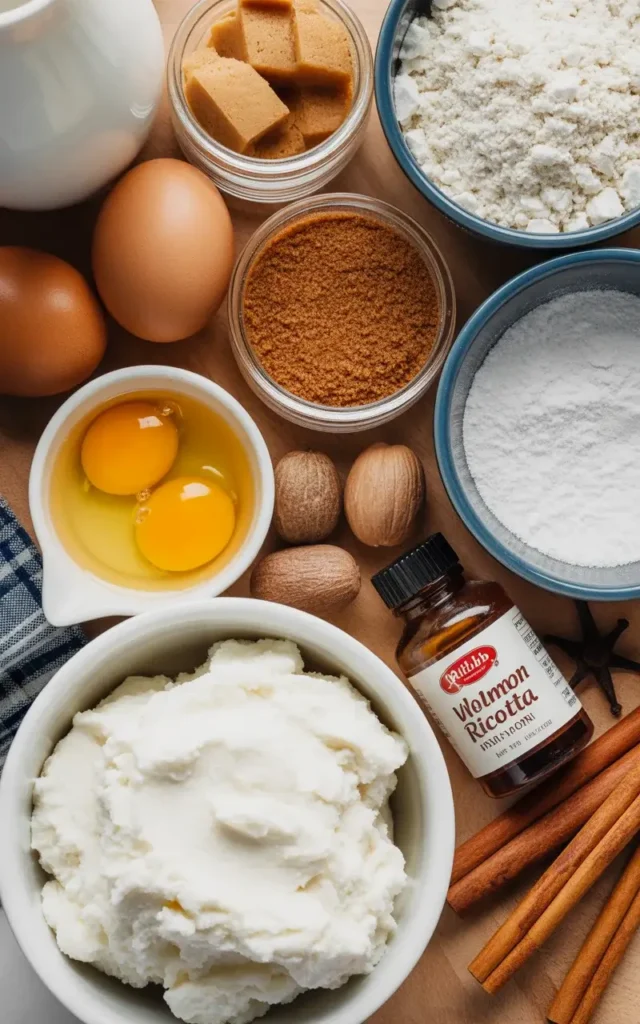 All the warm fall ingredients you need for soft, pillowy autumn spice ricotta cookies