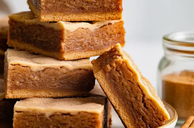 Cinnamon Sugar Blondies