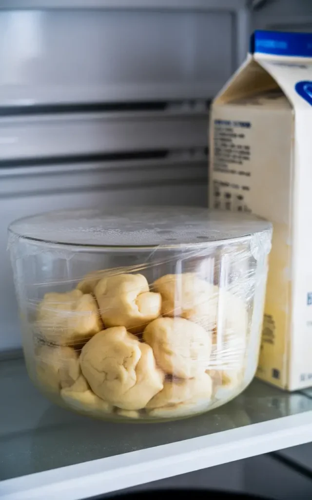 Chilling the cookie dough for at least 2 hours ensures thick, soft cookies that hold their shape