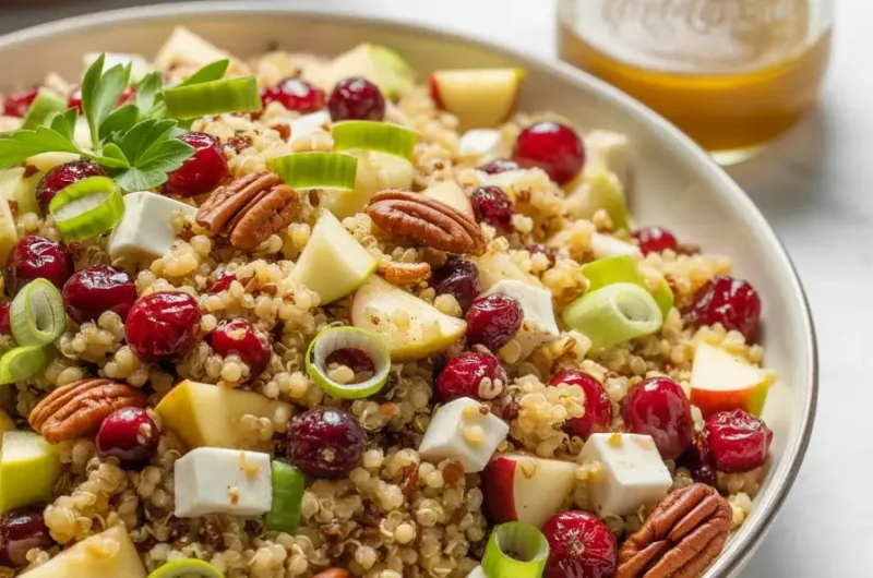 Cranberry Apple Quinoa Salad