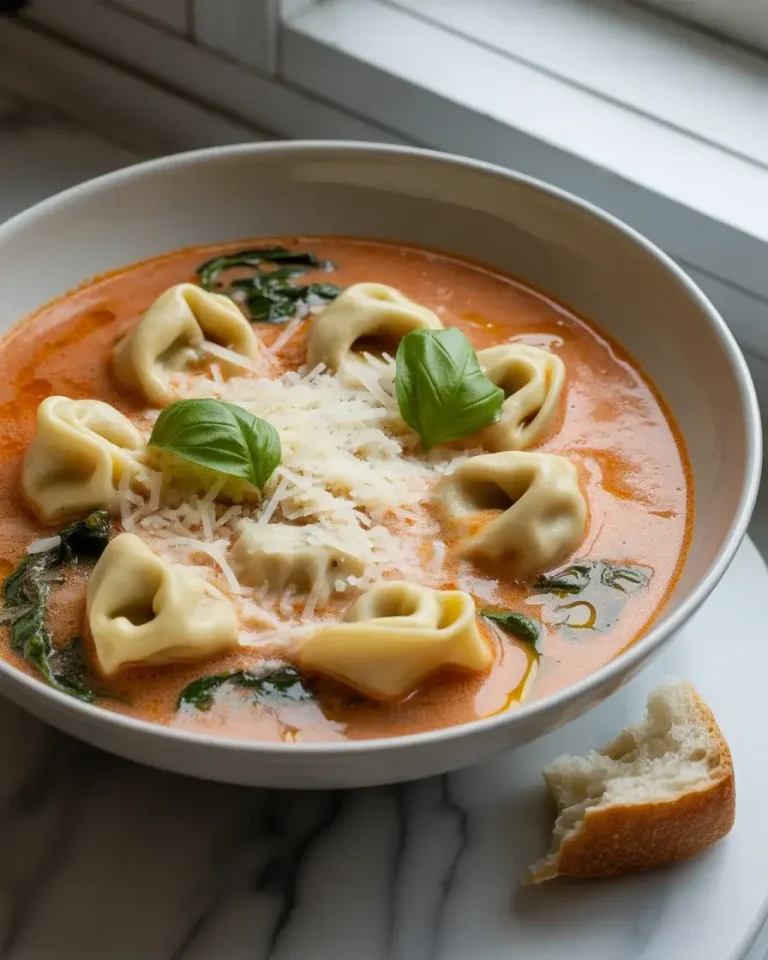 Creamy Tomato Tortellini Soup