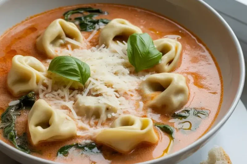 Creamy Tomato Tortellini Soup