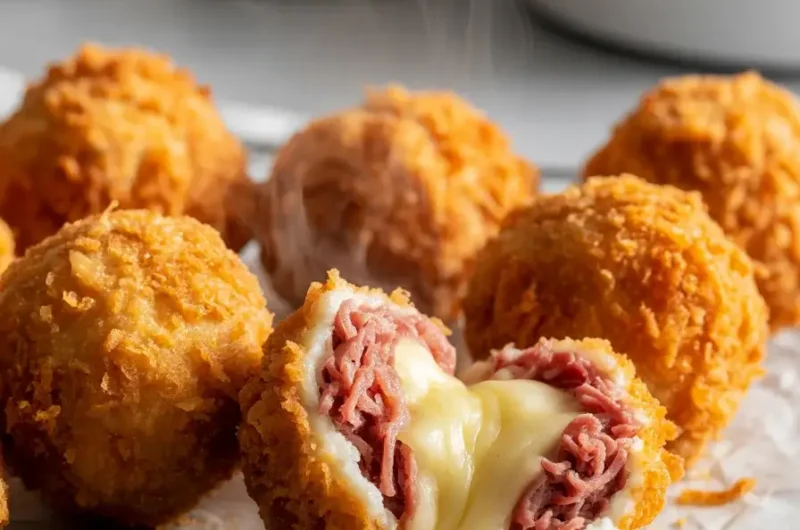 Crispy Reuben Balls