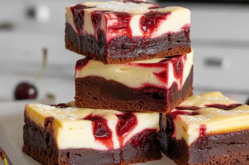 Cherry Cheesecake Brownies