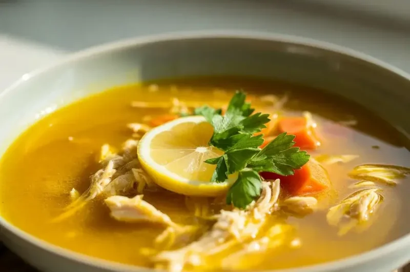 Turmeric Chicken Soup That Actually Heals (My Tested Recipe)