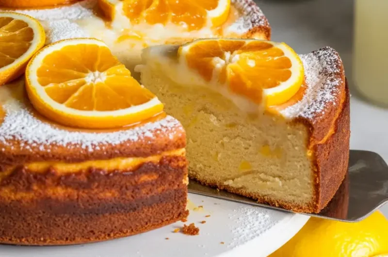 Lemon Ricotta Orange Cake