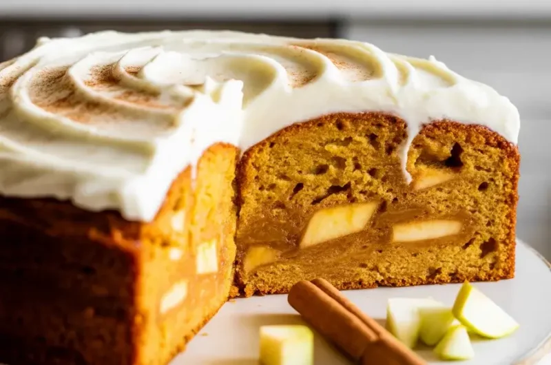 Autumn Apple Pumpkin Cake