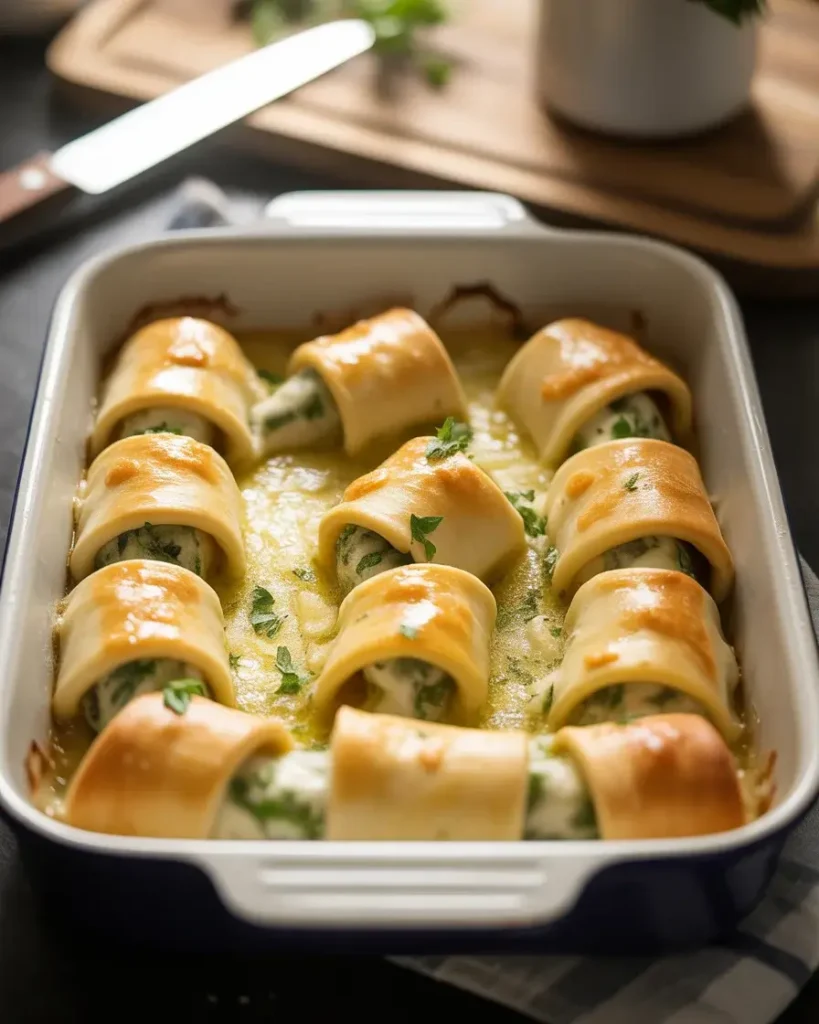 Pull-apart cheesy garlic butter rollups brushed with fragrant herb butter.