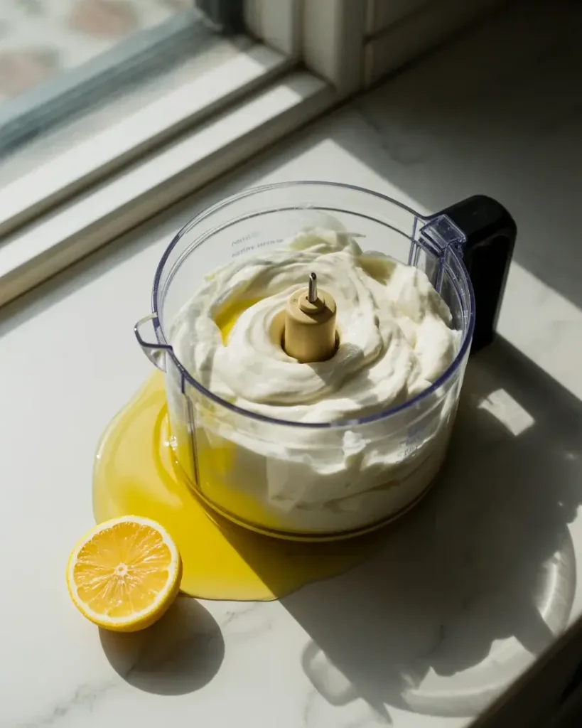 Silky whipped ricotta blended with olive oil and lemon for a creamy spread