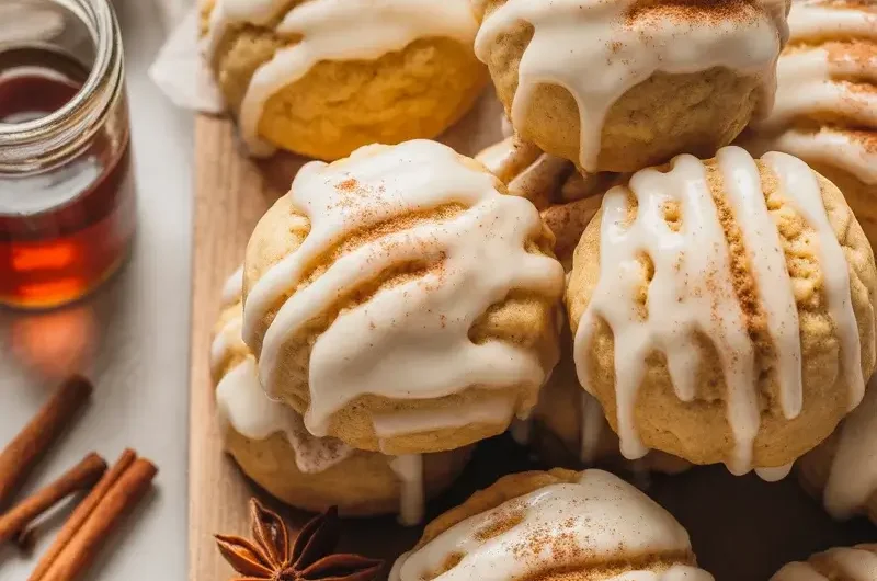 Autumn Spice Ricotta Cookies