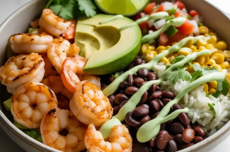 Spicy Shrimp Burrito Bowl