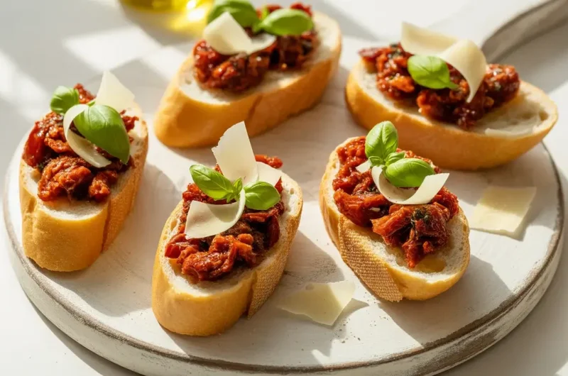 Sun Dried Tomato Bruschetta