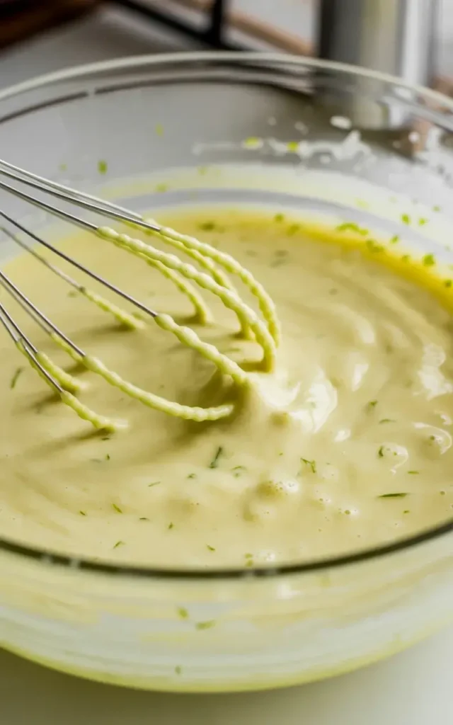 Whisk filling until completely smooth with zest evenly distributed throughout