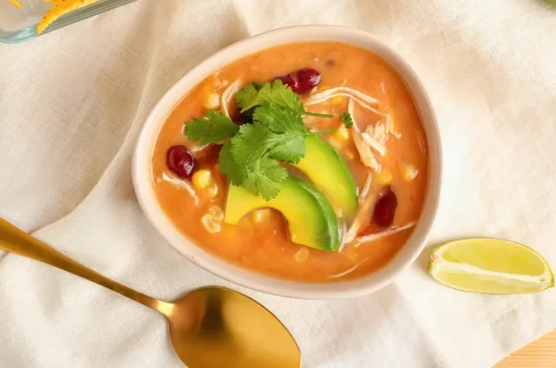 Creamy Chicken Enchilada Soup