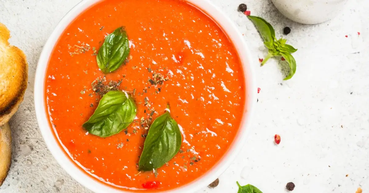 Creamy Tomato Basil Parmesan Soup