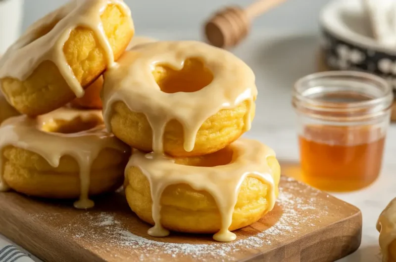 Honey Butter Cornbread Doughnuts