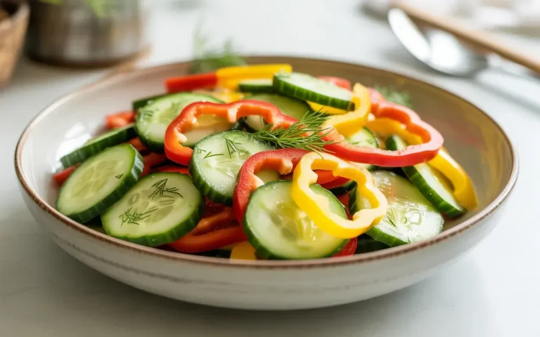 Cucumber Sweet Pepper Salad