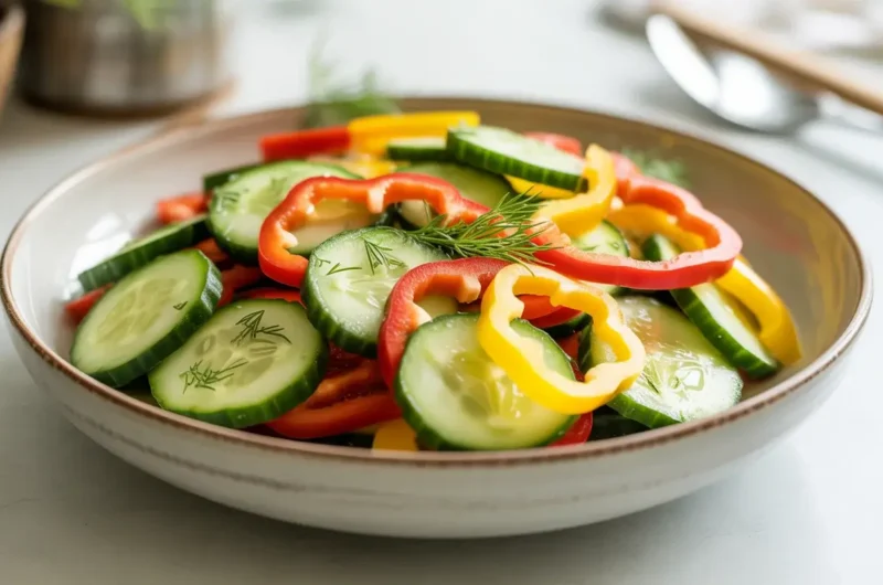 Cucumber Sweet Pepper Salad