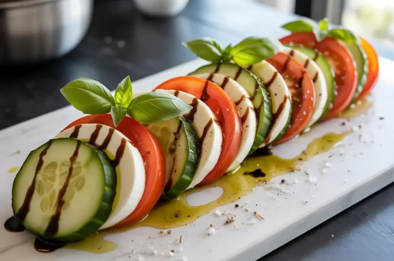 Cucumber Caprese Salad