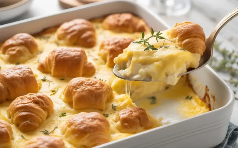 Croissant Breakfast Casserole